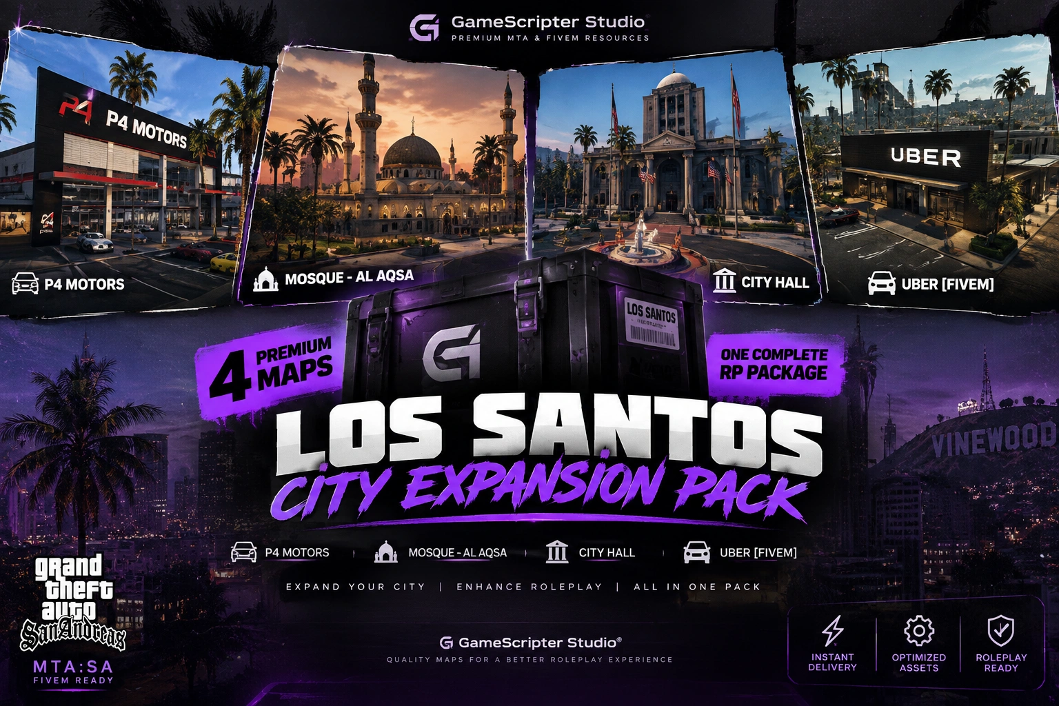4 PREMIUM MAPS —